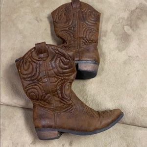 Girls cow boy boots